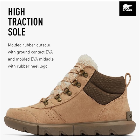 Sorel Explorer Next Hiker WP in Canoe/Wet Sand NWT - Picture 4 of 11